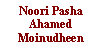 Text Box: Noori Pasha Ahamed Moinudheen